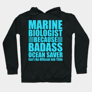 Marine Biologist Biology Ocean Fathers Day Gift Funny Retro Vintage Hoodie